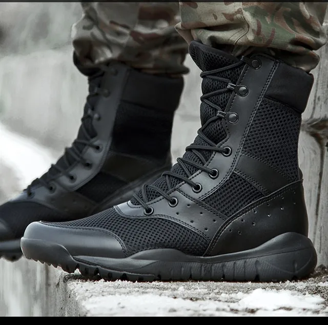 Waterproof combat boots mens Clearance