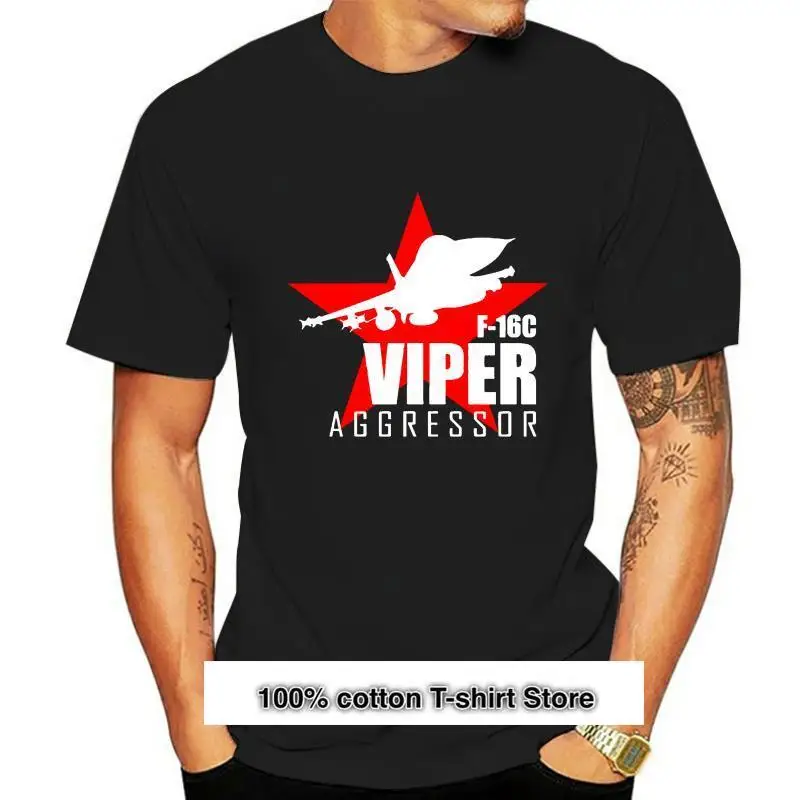 

Camiseta F 16 Viper agressor para hombre, camisa para mujer
