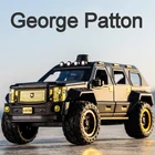 1:24 Джордж Пэттон модель автомобиля бронированный автомобиль ORV сплав литая детская игрушка военная модель внедорожника с тяговым обратным механизмом для мальчиков детские подарки