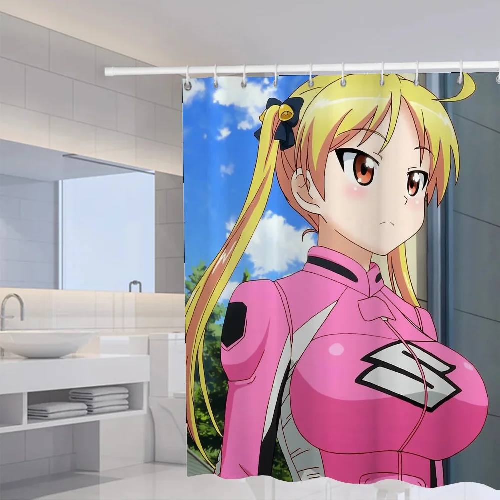 Современная стильная занавеска для душа B-bakuonS из экологически чистого материала