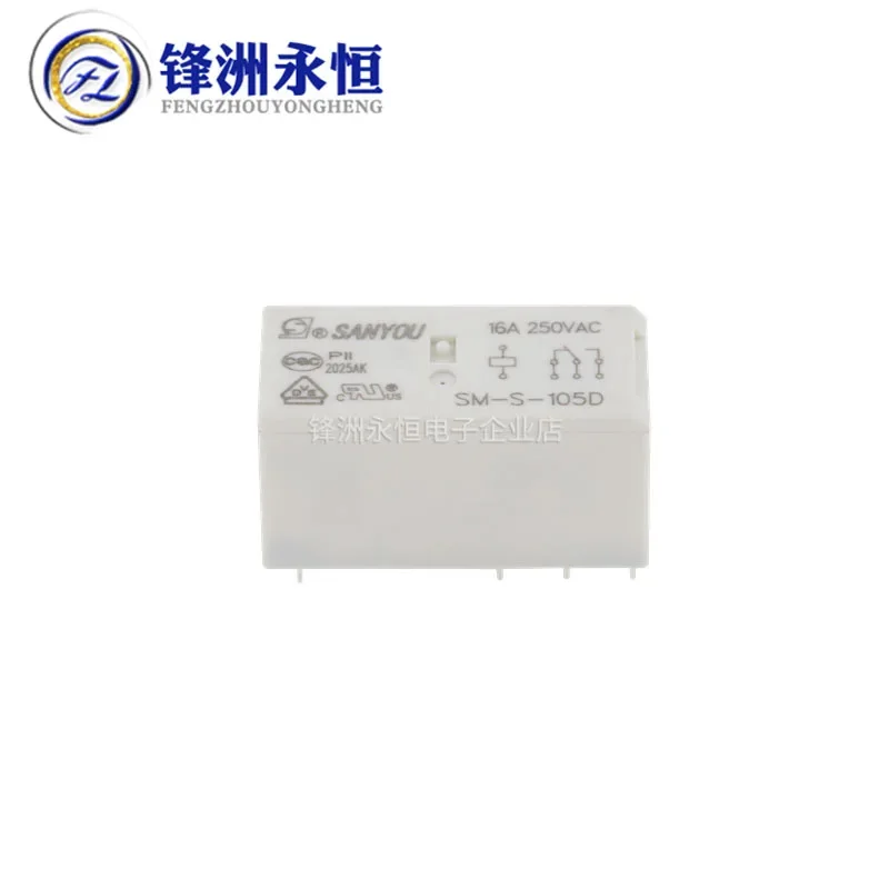 Новое реле SANYOU SM-S-105D SM-S-112D SM-S-124D 16A 8PIN совместимое с RT 314012 314024 Реле мощности 5В 12В 24В