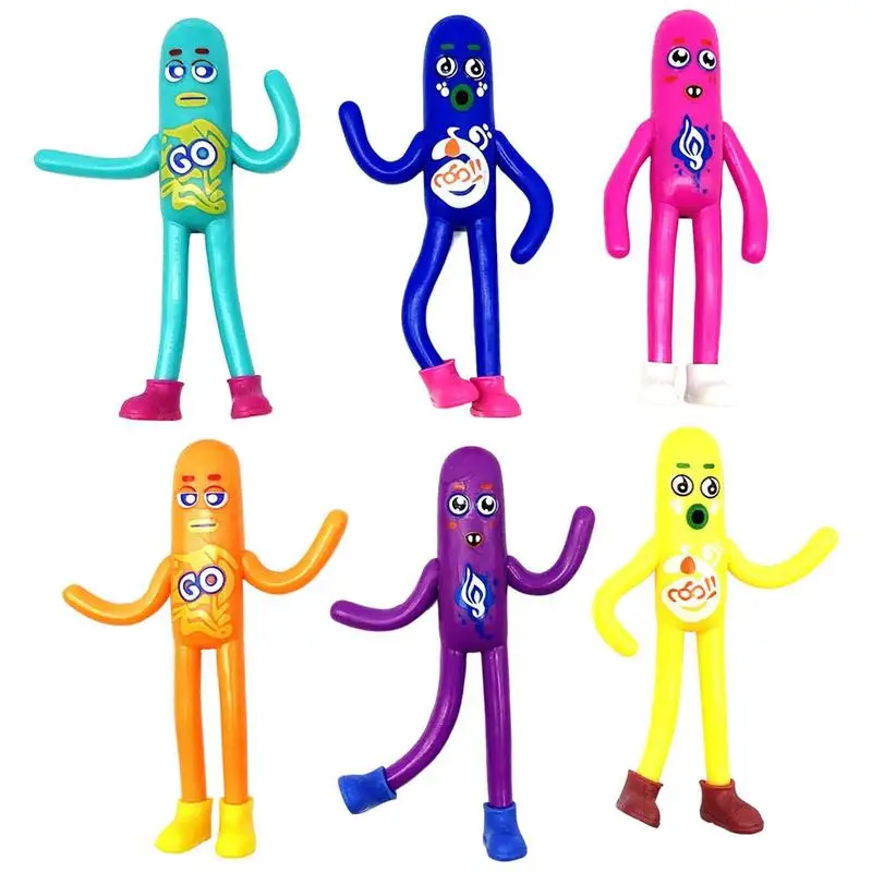 

6 шт., ПВХ игрушки для сосисок, 10,5 см