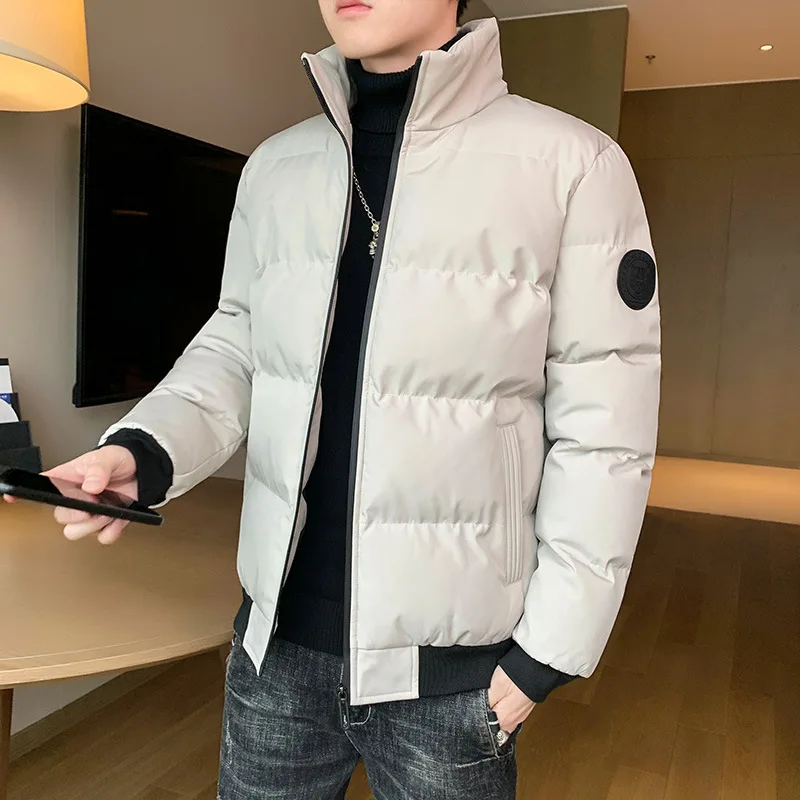 Men's White Duck Down Jacket Warm Hooded Thick Puffer Jacket Coat Male Casual High Quality Overcoat Thermal Winter Parka Men