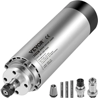 vevor 1 5kw 2 2kw 220v air cooled spindle motor with four bearings er11 er20 collet for cnc router engraver frequency converters