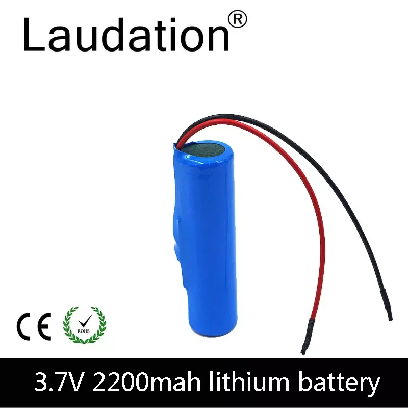 

2023New 2pcs/3.7V Batttery Pack 2200mAh 18650 Battery 2.2Ah Rechargeable Battery For Portable Charger/Loudspeakers/Light/Bluetoo