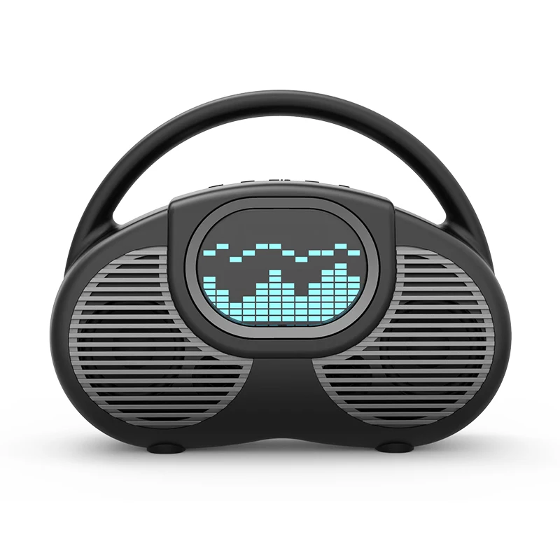 

New Desktop Ipx5 Waterproof Hifi Deep Bass Woofer Party Karaoke Dj Bluetooth Speaker with Light Display