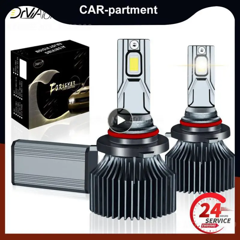 

Фары 9005 Высокая мощность F4 двойная медная трубка светодиодные фары автомобильные аксессуары Супер Яркий Универсальный