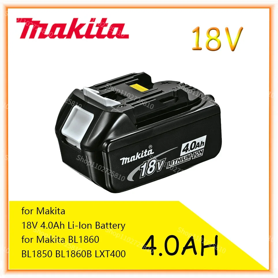 

Оригинальная Аккумуляторная Батарея Makita 18 в, 4,0 Ач, 5,0 Ач, 6,0 Ач, для электроинструментов с зеркальной заменой литий-ионных аккумуляторов LXT, BL1860B, BL1860, BL1850