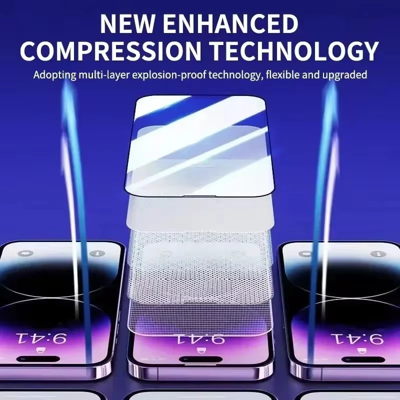 1-3 шт. маслофобное покрытие без пыли простая установка защитная пленка для экрана