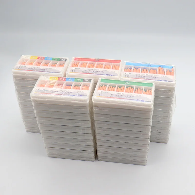 GreatLife Dent Dental Gutta Percha Points 0 02 04 06 Эндокорневые наконечники для обработки корневых