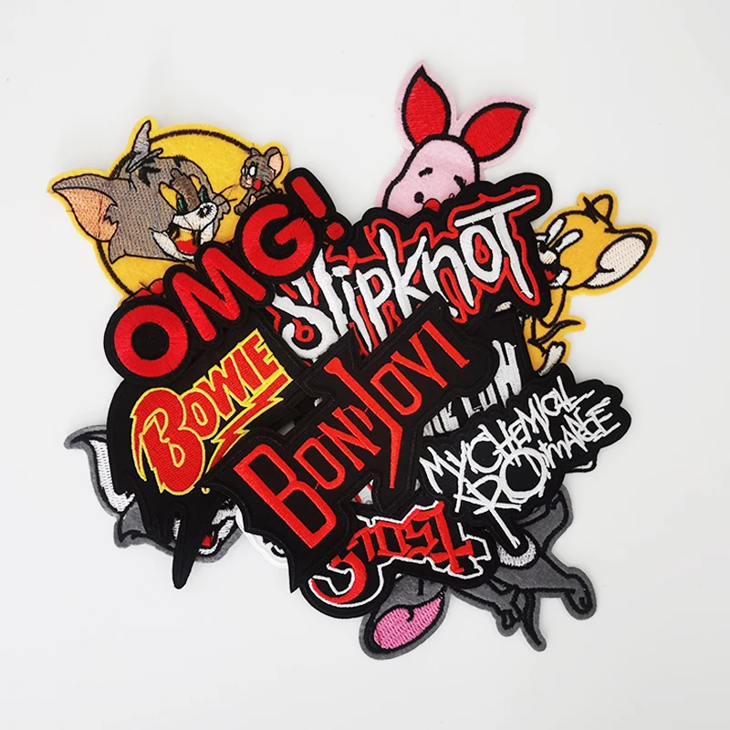 

Нашивки с вышивкой из ленты, используются для рукоделия, швейные принадлежности, декоративная одежда, панк-рок, металлические музыкальные з...