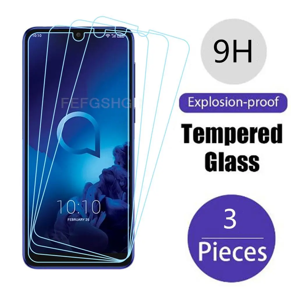 Закаленное стекло 9H для Alcatel 1 (2019) 1S 5024D 1X 5008Y 3 3L 5039D 3X 5033D, Защитная пленка для экрана, 3 шт.