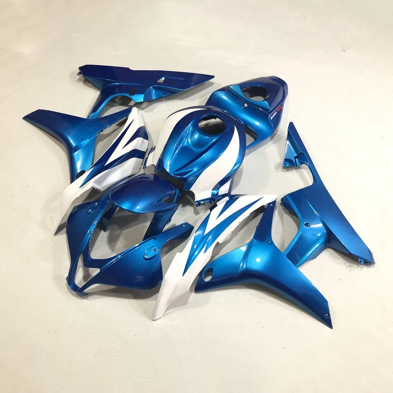 

Injection body protective shell for Honda cbr 600 rr 2007 2008 blue white fairings CBR600RR 07 08 new ABS plastic Fairing wsx32