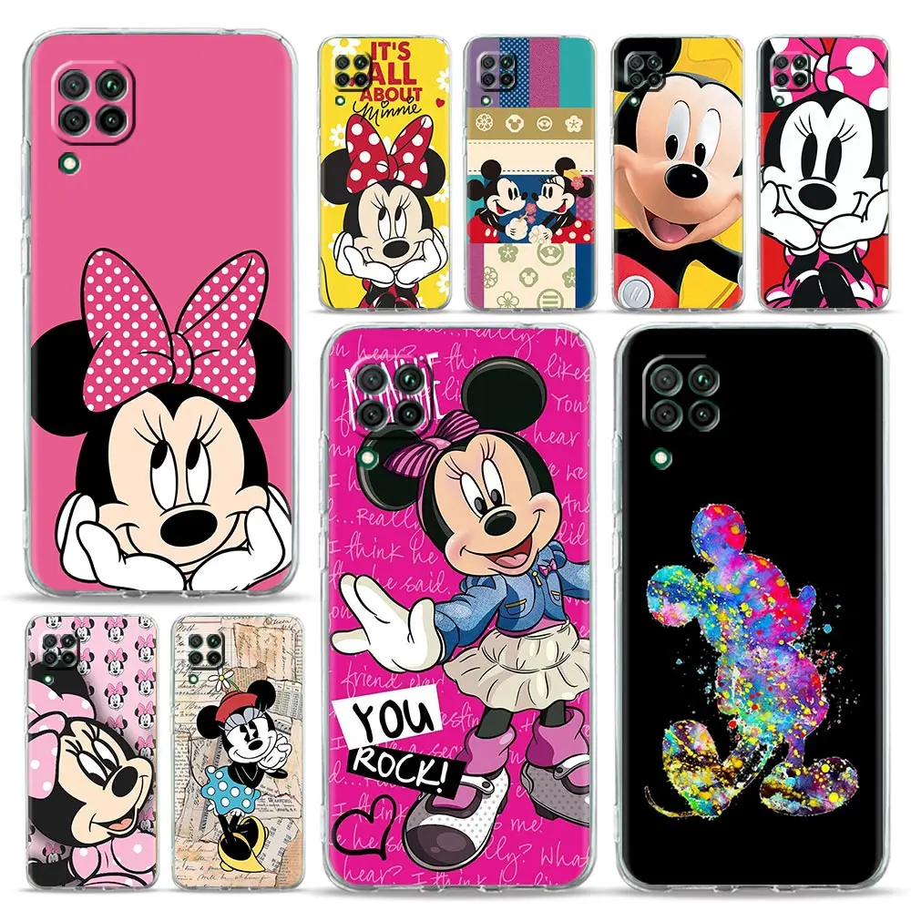 

Minnie Mouse Case For Huawei P Smart Z P30 Lite P20 Pro Y7 P40 Y6 Y8P P40 Pro Plus P50 Clear Phone Cover Shell Bag