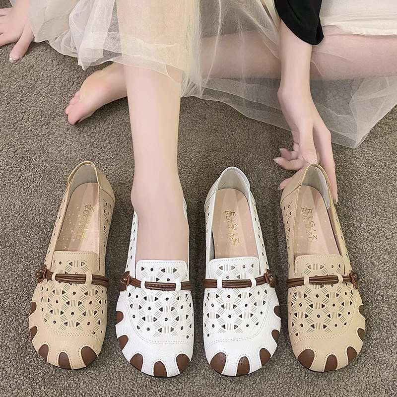 Женская обувь Bean дышащая для беременных однослойная без шнуровки летняя с мягкой