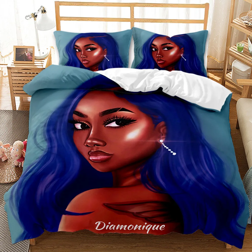 

Комплект постельного белья Beauty Africa Lady, сексуальный женский комплект постельного белья с пододеяльником, двуспальный, размер Queen, подарок дл...