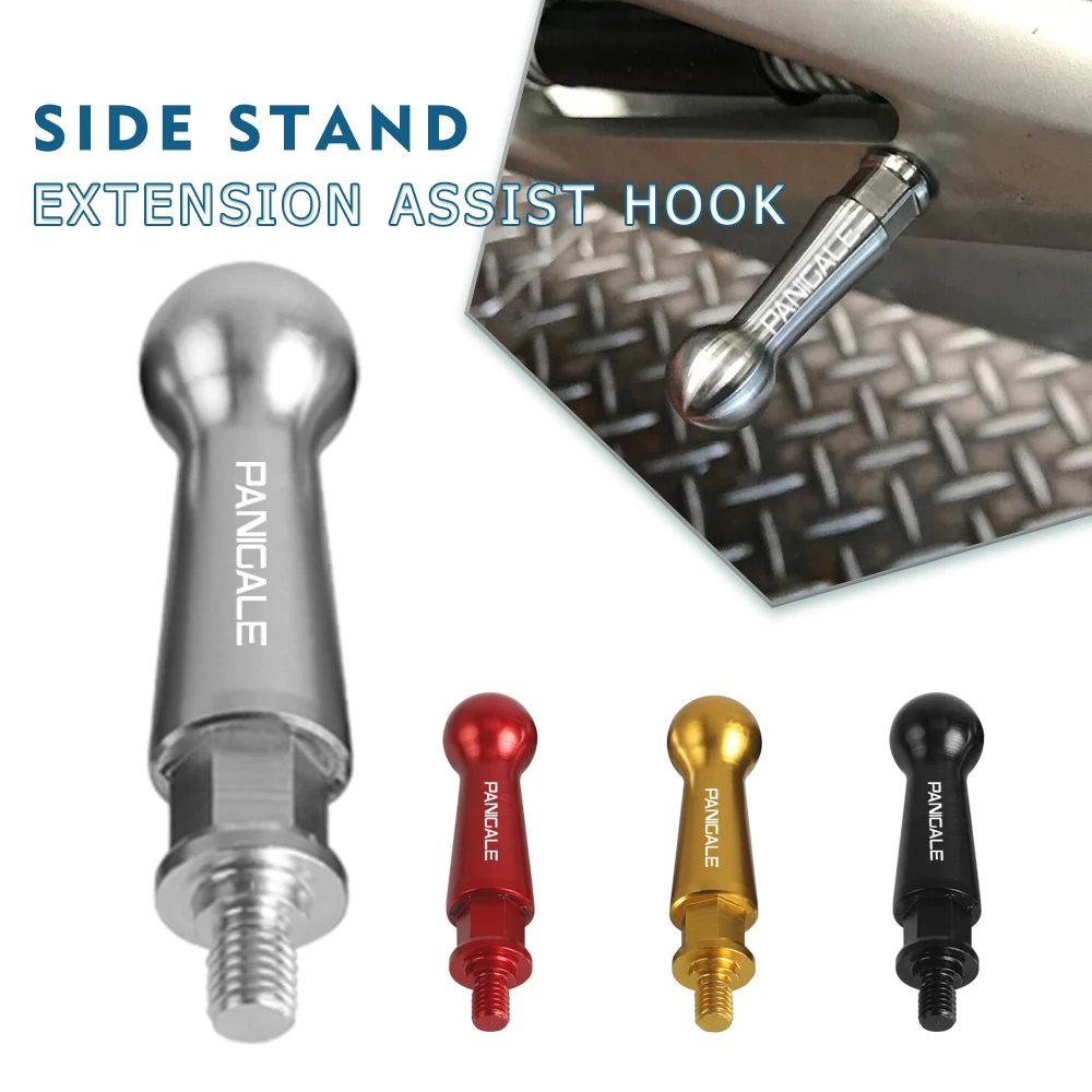 

20 MM For Ducati Panigale v4 25°Anniversario 916 / V4 R 1100 2020 Motorcycle Side Stand Extension Assist Hook CNC Aluminium