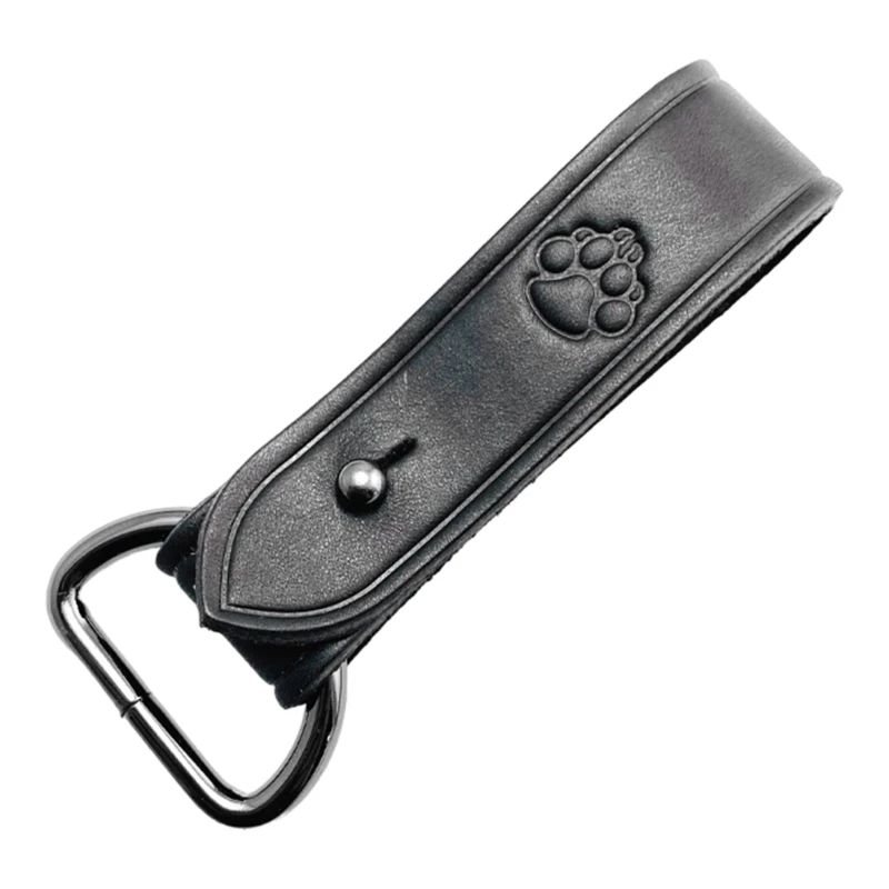 A9LD Пряжка для ремня с D-образными кольцами Кожаный держатель кожаный крючок