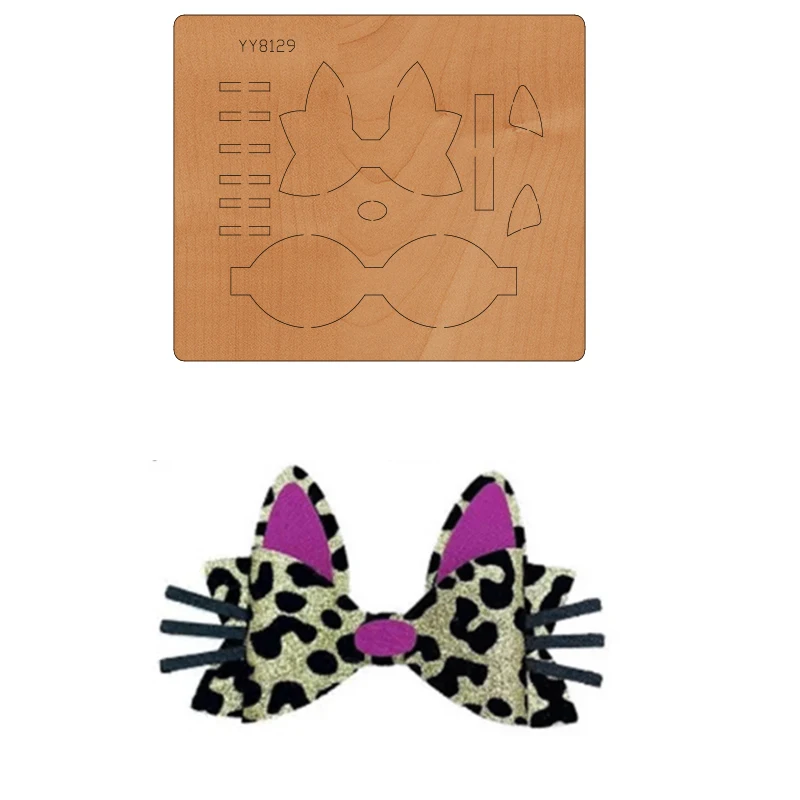 

Cat Bow mold knife model YY8129 is suitable for all cutting machines on the market die cuts