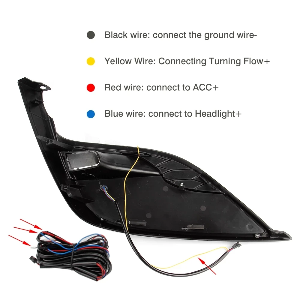 Фото Дневные ходовые огни OKEEN Drl, 2 шт., для Toyota Camry 2021 2022, поворотный сигнал, потоковые фары, противотуманные фары, аксессуары, 12 В №2