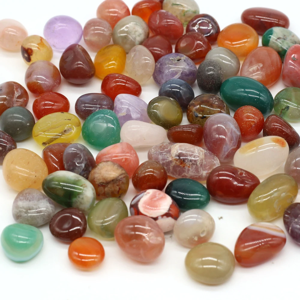 

Wholesale Natural Gem Color Rain Flower Stone Pebble Fish Tank Potted Plants Play Children's Toys Enhancing Intelligence DIY