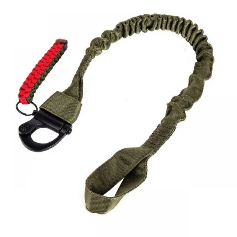 

Outdoor Tactical 55cm Adjustable Safety Rope Sling Multifunction Strap Nylon Belt Hunting Survival Kit Rescue Sling