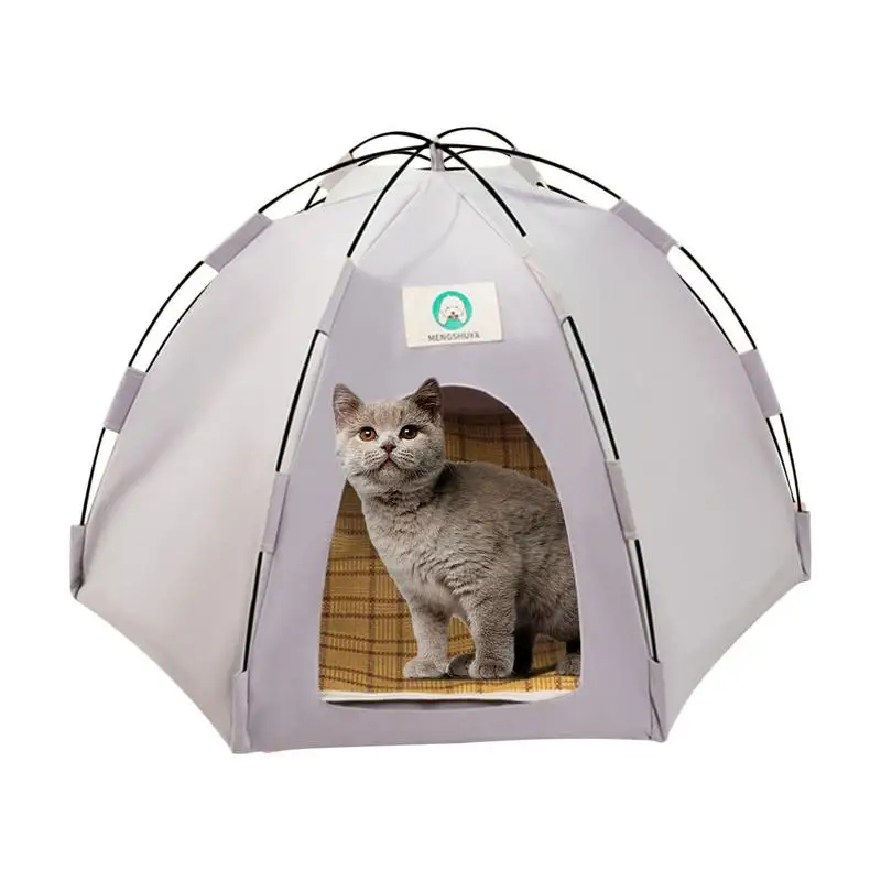 

Tent For Dogs Cat Bed For Indoor Cats Foldable Cat Teepee Breathable Cat Bed Cave Cat Play Tents Summer Cat House For Small