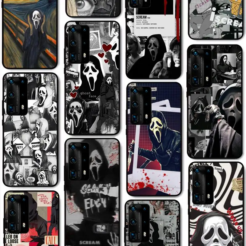 

Ghostface horror Scream Phone Case for Huawei P30 40 20 10 8 9 lite pro plus Psmart2019