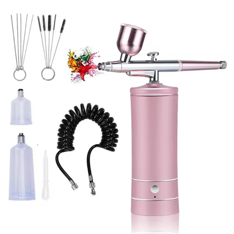 Аэрограф для ногтей с компрессором портативный компрессор маникюра рисования