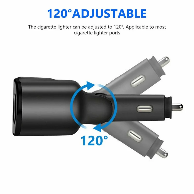 Автомобильное зарядное устройство в прикуриватель rock car cigarette lighter socket pd