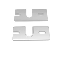 for 3d printer accessories reprap kossel e3dv5v6 hot end rectangular fixed aluminum plate sandblasted oxygen