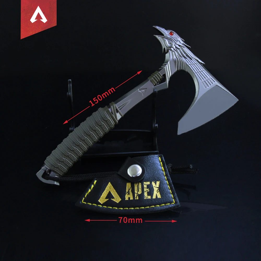 

Apex Legends Heirloom Game Weapon Toy Sword Model Bloodhound Raven Bite Axe Game Keychain Katana Samurai Sword Toys for Boys