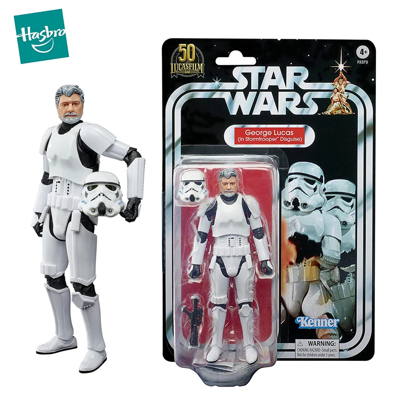 

Hasbro Star Wars The Black Series Action Figure Lucasfilm 50th Anniversary George Lucas Stormtrooper Collectible Kids Toys Gift