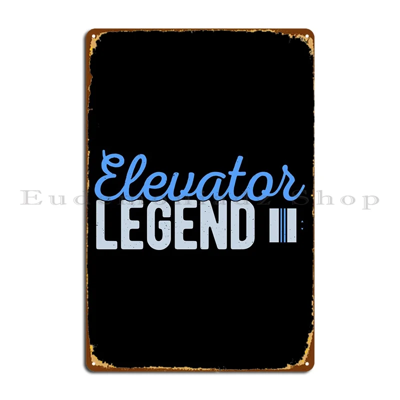 

Funny Elevator Metal Sign Cave Character Party Bar Cinema Tin Sign Poster