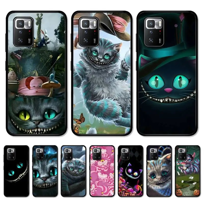 

Disney Alice in Wonderland Cheshire Cat Phone Case for Redmi Note 8 7 9 4 6 pro max T X 5A 3 10 lite pro