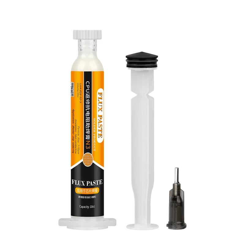 

10CC BGA паяльная флюсовая паста, неочищенная Бессвинцовая паяльная паста, флюсовая паста SMD PCB PGA BGA стандартная паста