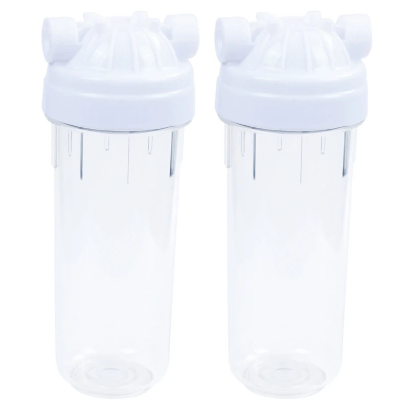 

2X 10 Inches of Explosion-Proof Bottle Filter Water Filte Transparent Bottle Filter Water Purifiers Accessories