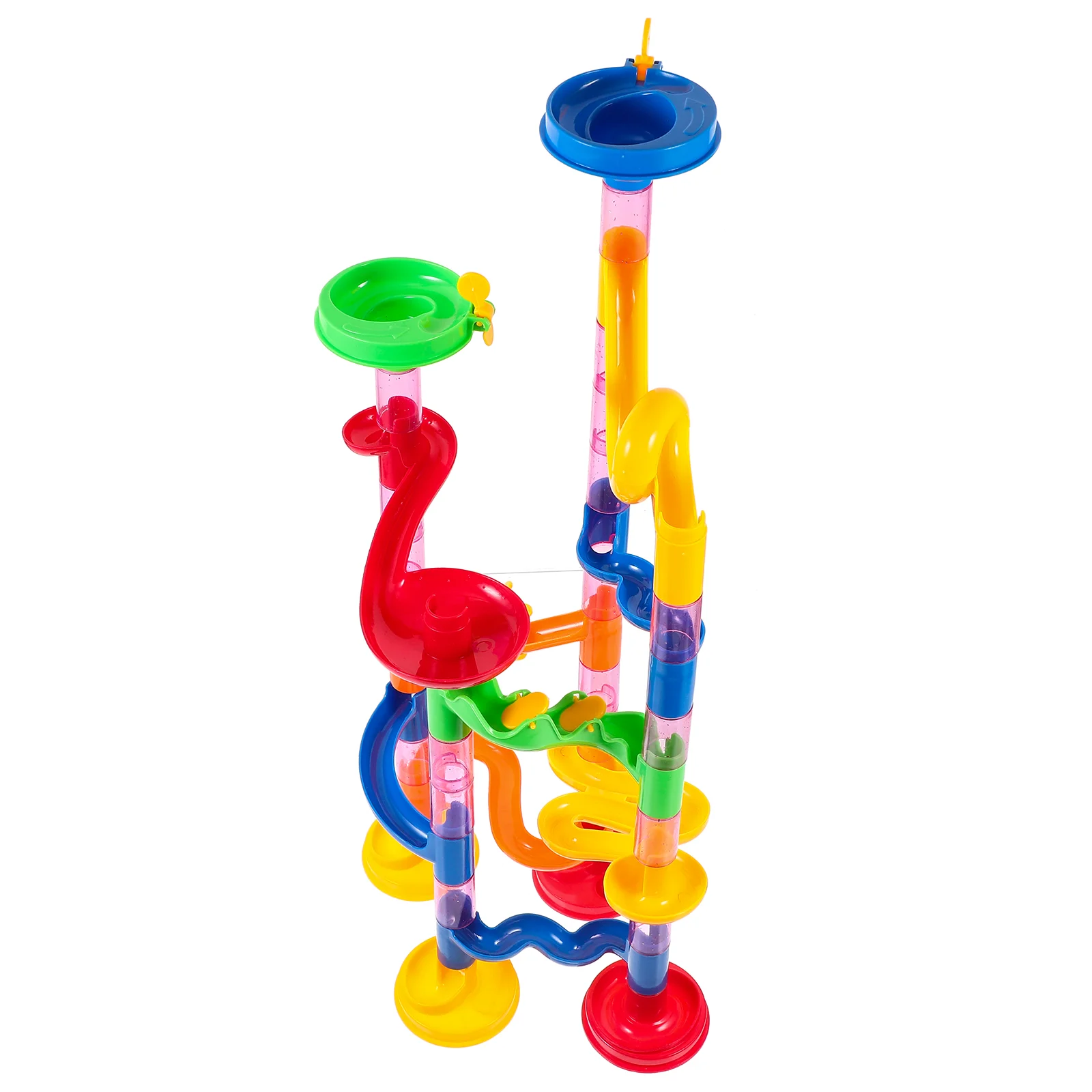 

50 Pcs Building Blocks DIY Track Three-dimensional Railway Assembled Ball Child