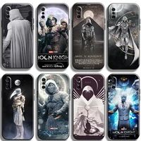 marvel moon knight phone case for xiaomi note 10 pro lite 10s 10 pro lite back silicone cover carcasa shockproof black