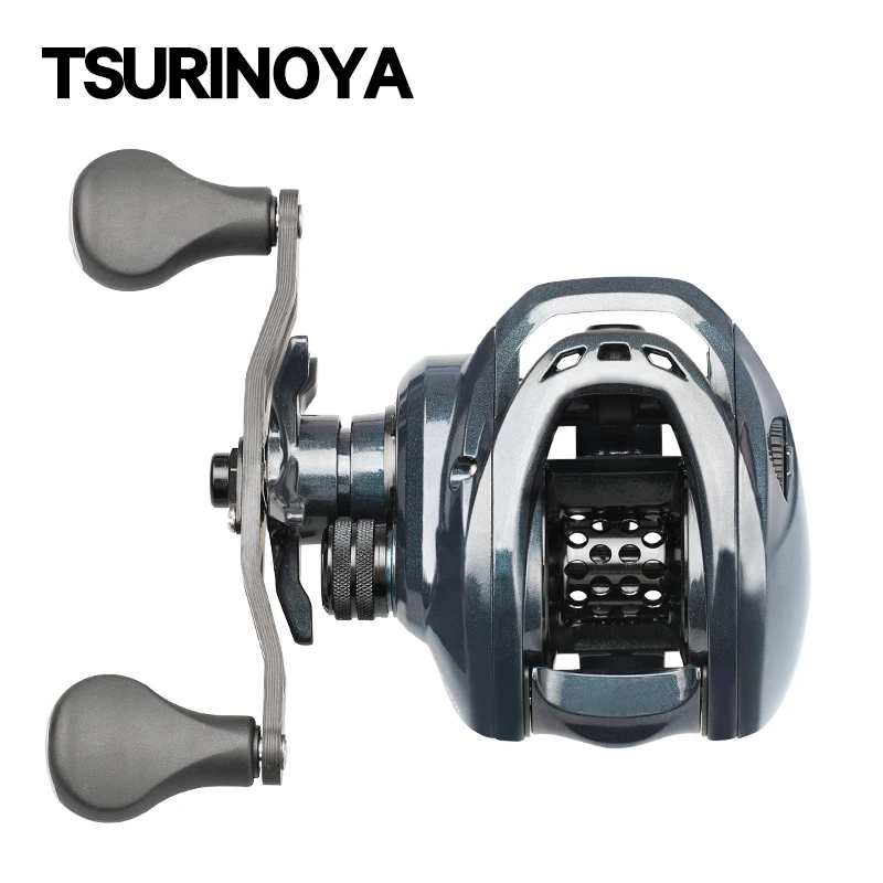 

TSURINOYA DARK WOLF 150 Long Casting Baitcasting Reel 6kg Max Drag 7.1:1 High Gear Ratio Ultra Light Casting Reel