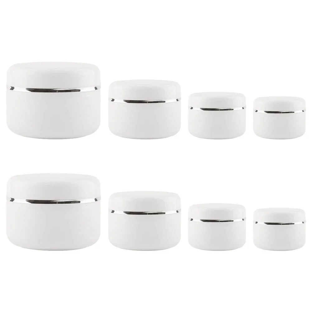 

8 Pcs Cream Box Bottle Small Jars Travel Lotion Empty Bottles Pp Sub Container