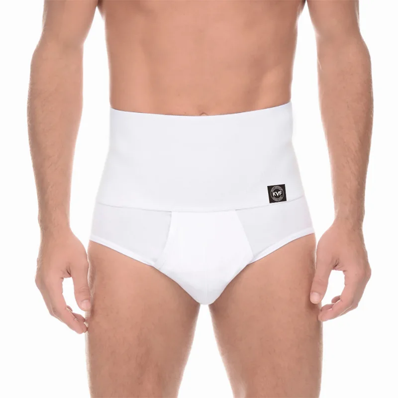 Men Control Panties Slimming High Waist Body Shaper Cotton Underwear Tummy Trimmer Abdominal Briefs