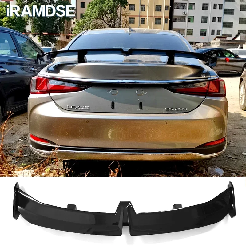 Заднее крыло для Lexus ES спойлер 200 250 260 2018 до 2023 тип W ABS Материал черный хвост