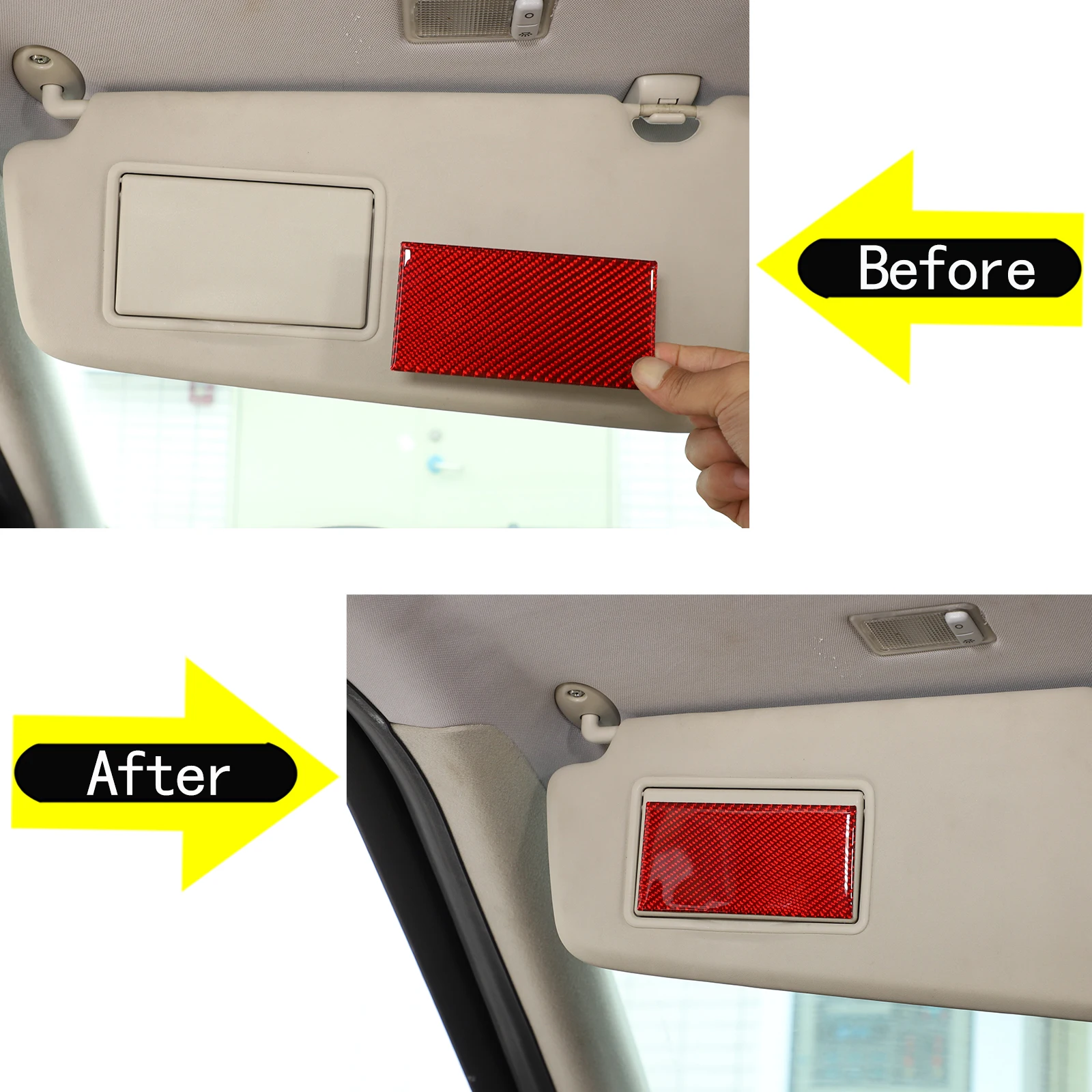 Мягкое углеродное волокно автомобильная крыша солнцезащитный козырек панель