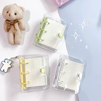 3 hole creative loose leaf refill notebook cover mini file folder hand account diary ring binder inner pages diary book