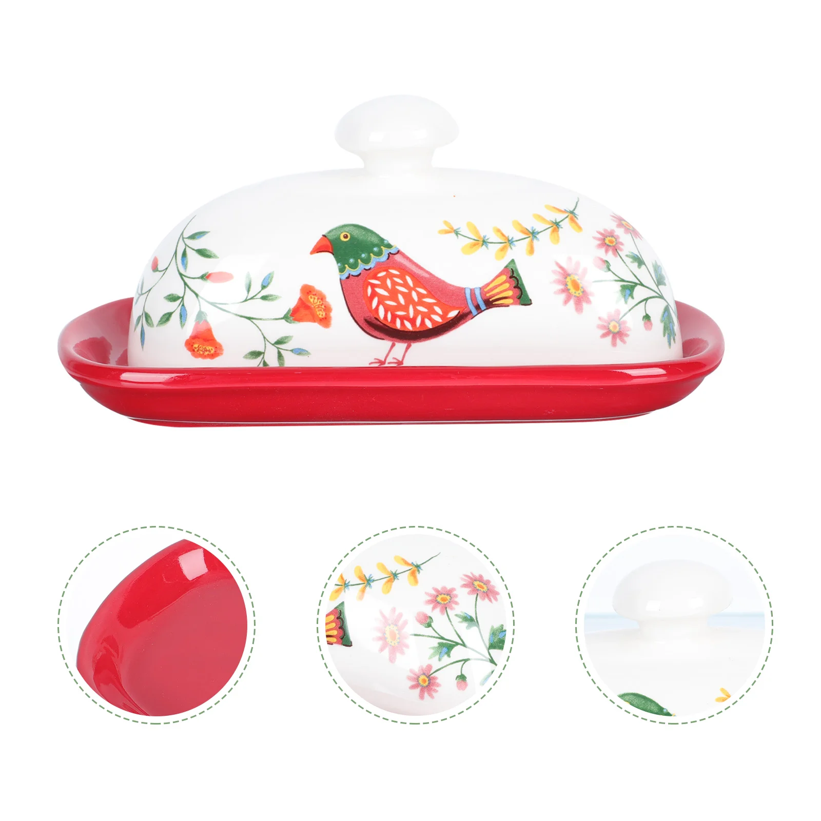 

Glass Butter Dish Cover Enamel Cookie Trays Lids Serving Plate Cookie Containers Lids Lemon Squeezer Oil Pan Ceramic Butter Box