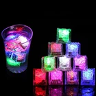 Кубики льда, светящийся шар светодиодный Лампа 12 шт., светсветильник неоновый фестиваль, Рождественская бара, яркие товары для вечеринок