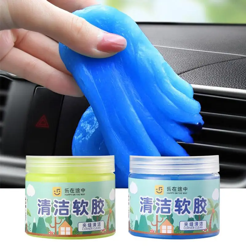 

Car Cleaning Gel Car Accessories Interior Magic Dust Cleaner Compound Super Clean Slimy Gel Home Computer Keyboard Clean Tool