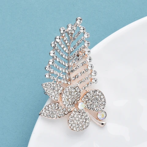 Wuli&baby дизайнерские броши-листья