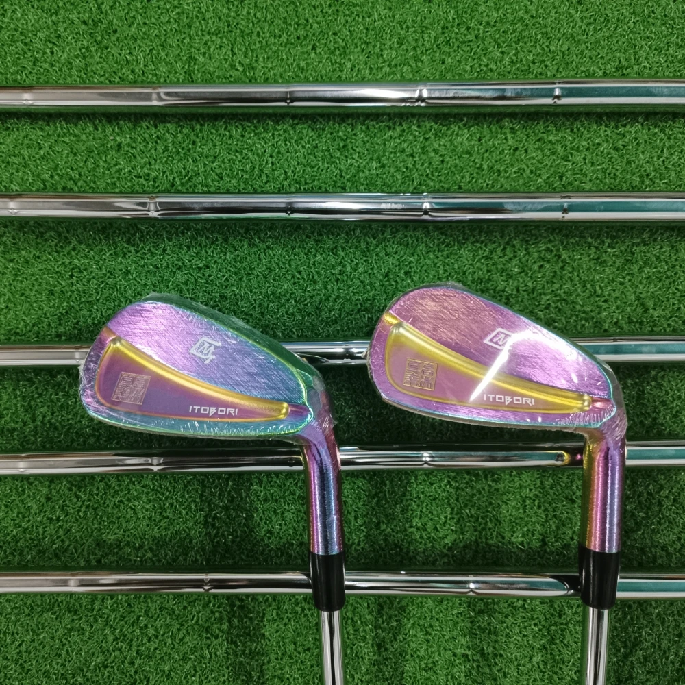 

New golf irons ITOBORI MTG Golf Iron Head multicolou Copper Set 4-#P(7pcs) Forged Carbon Steel autoflex Graphite Shaft